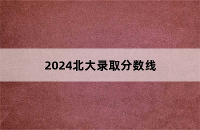 2024北大录取分数线