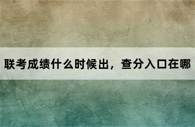 2024河北艺术统考/联考成绩什么时候出，查分入口在哪