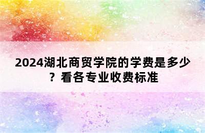 2024湖北商贸学院的学费是多少？看各专业收费标准