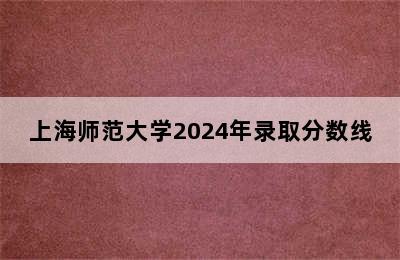 上海师范大学2024年录取分数线