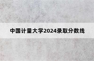 中国计量大学2024录取分数线