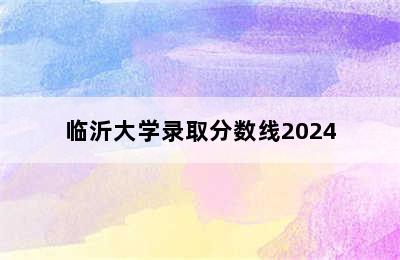 临沂大学录取分数线2024