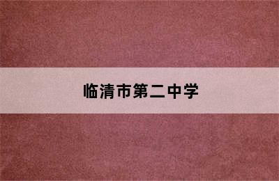 临清市第二中学