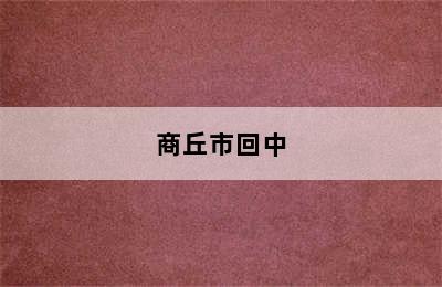 商丘市回中