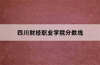 四川财经职业学院分数线