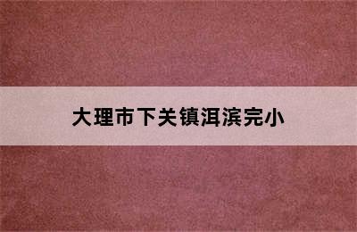 大理市下关镇洱滨完小