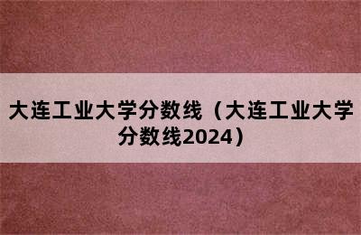 大连工业大学分数线（大连工业大学分数线2024）