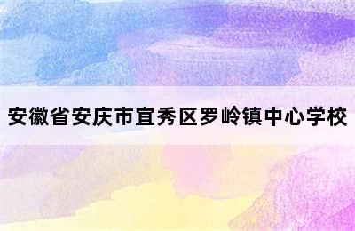 安徽省安庆市宜秀区罗岭镇中心学校