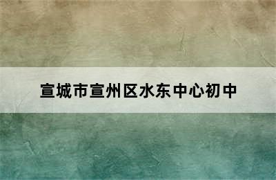 宣城市宣州区水东中心初中