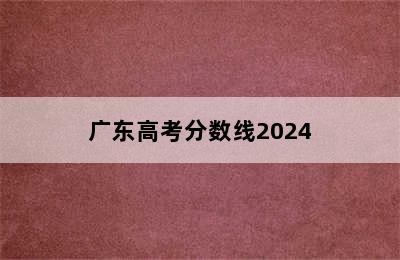 广东高考分数线2024