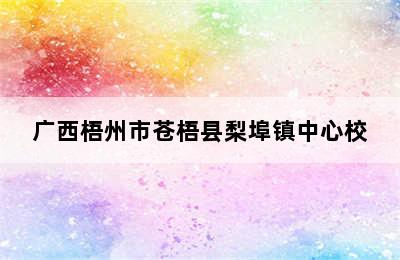 广西梧州市苍梧县梨埠镇中心校