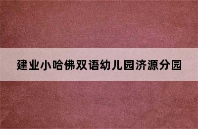 建业小哈佛双语幼儿园济源分园