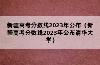 新疆高考分数线2023年公布（新疆高考分数线2023年公布清华大学）