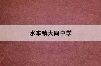 水车镇大同中学