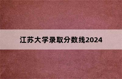 江苏大学录取分数线2024