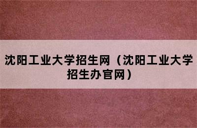 沈阳工业大学招生网（沈阳工业大学招生办官网）