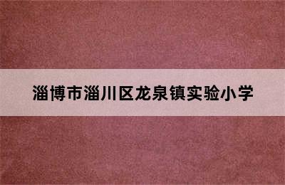 淄博市淄川区龙泉镇实验小学