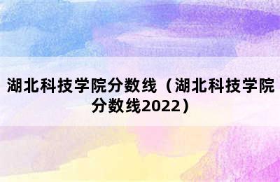 湖北科技学院分数线（湖北科技学院分数线2022）