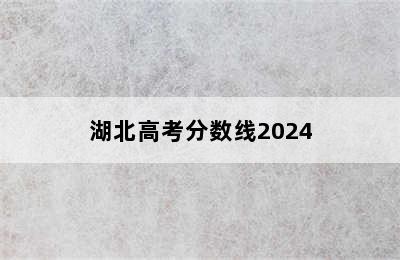 湖北高考分数线2024