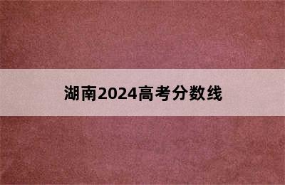 湖南2024高考分数线