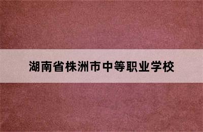 湖南省株洲市中等职业学校