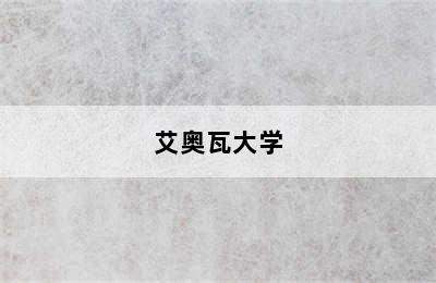 艾奥瓦大学