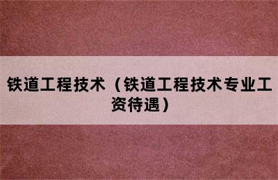 铁道工程技术（铁道工程技术专业工资待遇）